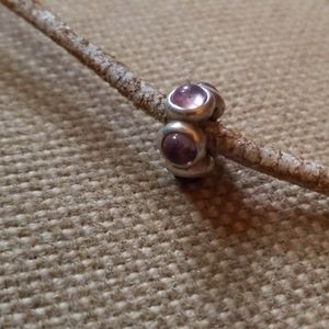 Pandora amethyst spacer